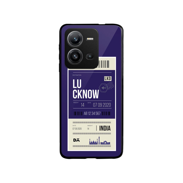 

DailyObjects Lucknow City Tag Glass Case Cover For Vivo V25