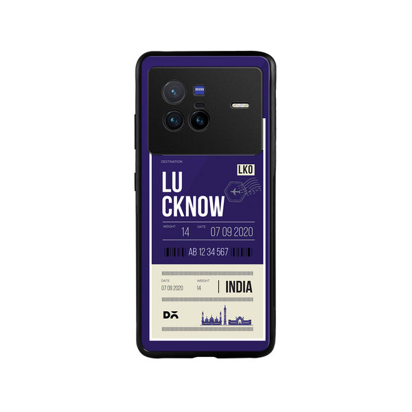 

DailyObjects Lucknow City Tag Glass Case Cover For Vivo X80