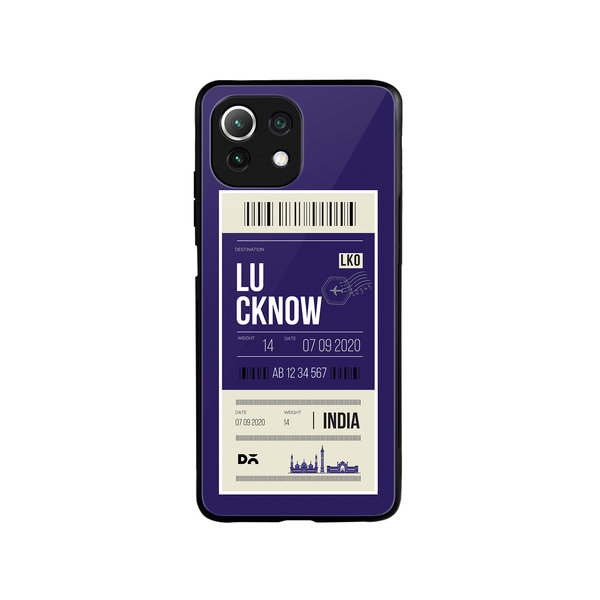 

DailyObjects Lucknow City Tag Glass Case Cover For Xiaomi Mi 11 Lite