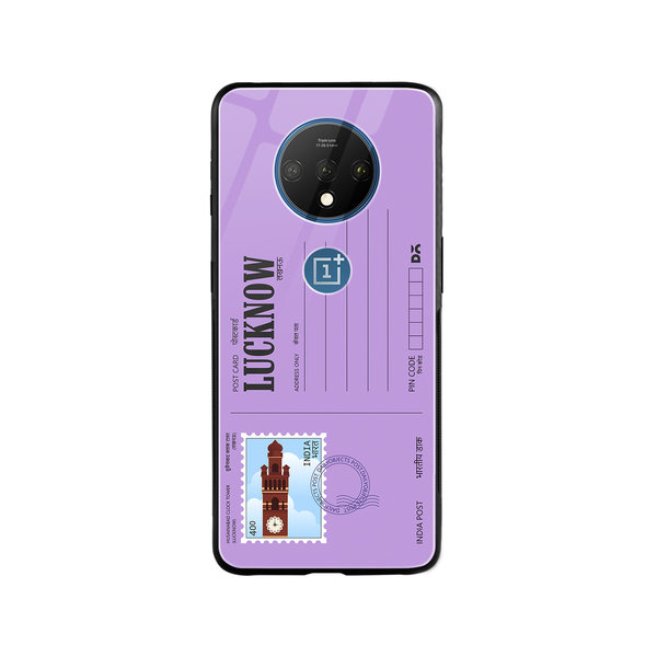 

DailyObjects Lucknow Clock Tower Postcard Glass Case Cover For OnePlus 7T