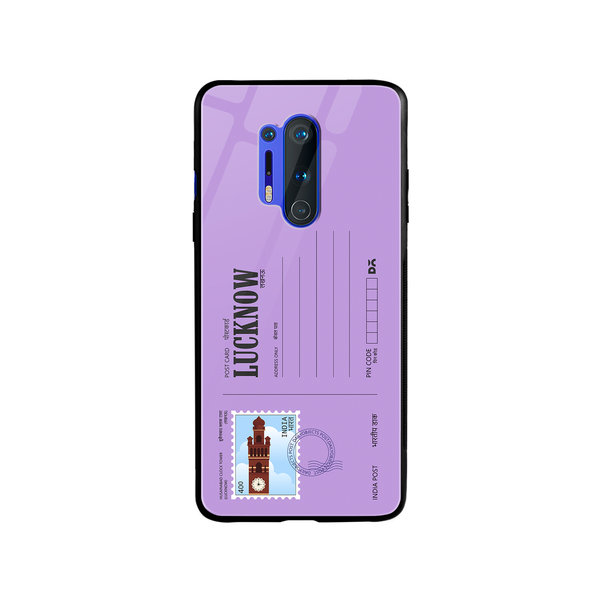 

DailyObjects Lucknow Clock Tower Postcard Glass Case Cover For OnePlus 8 Pro