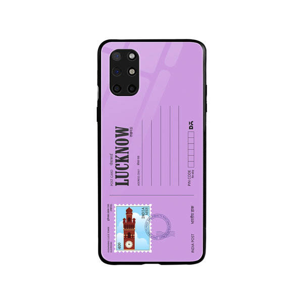 

DailyObjects Lucknow Clock Tower Postcard Glass Case Cover For OnePlus 8T