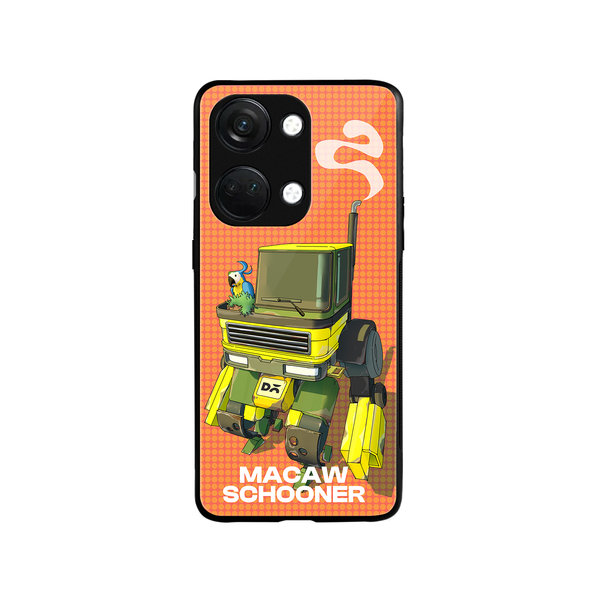 

DailyObjects Macaw Schooner Glass Case Cover For OnePlus Nord 3
