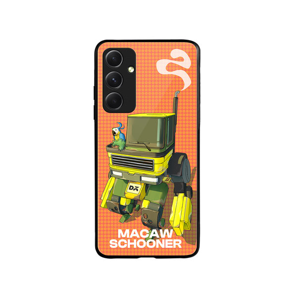 

DailyObjects Macaw Schooner Glass Case Cover For Samsung Galaxy A54 5G