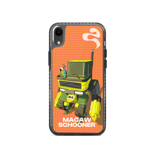 

DailyObjects Macaw Schooner Stride 2.0 Case Cover For iPhone XR
