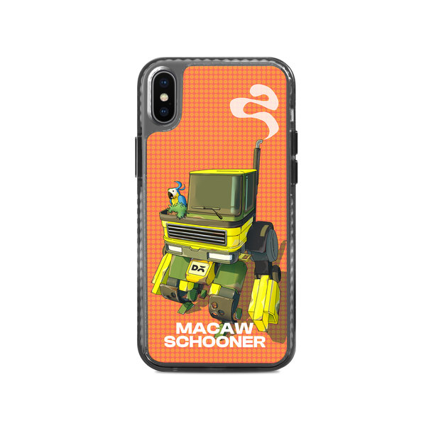 

DailyObjects Macaw Schooner Stride 2.0 Case Cover For iPhone XS