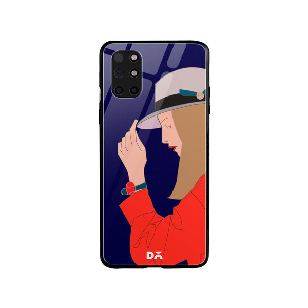 

DailyObjects Mademoiselle Glass Case Cover For OnePlus 8T