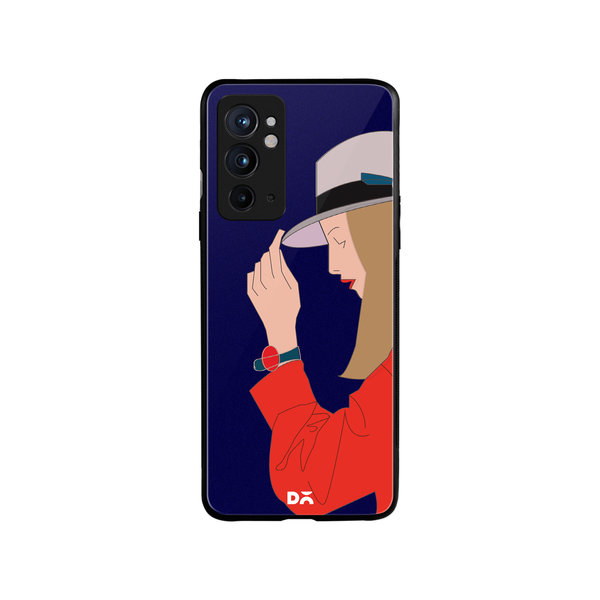 

DailyObjects Mademoiselle Glass Case Cover For OnePlus 9RT