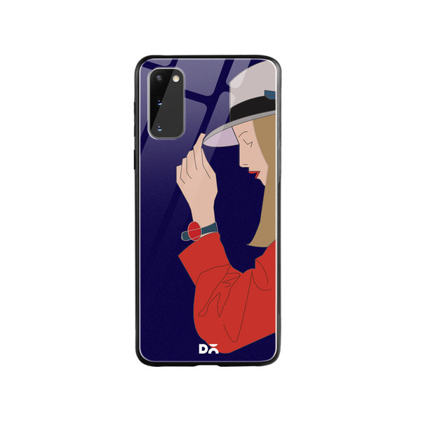 

DailyObjects Mademoiselle Glass Case Cover For Samsung Galaxy S20