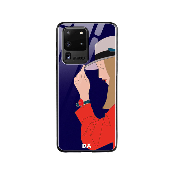 

DailyObjects Mademoiselle Glass Case Cover For Samsung Galaxy S20 Ultra