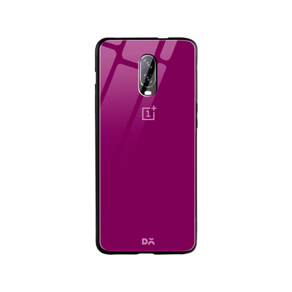 

DailyObjects Magenta Glass Case Cover For OnePlus 7