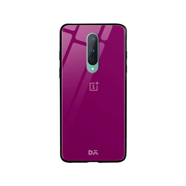 

DailyObjects Magenta Glass Case Cover For OnePlus 8