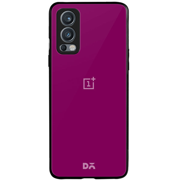 

DailyObjects Magenta Glass Case Cover For OnePlus Nord 2