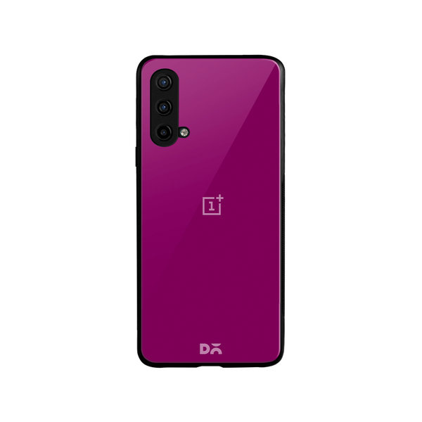 

DailyObjects Magenta Glass Case Cover For OnePlus Nord CE