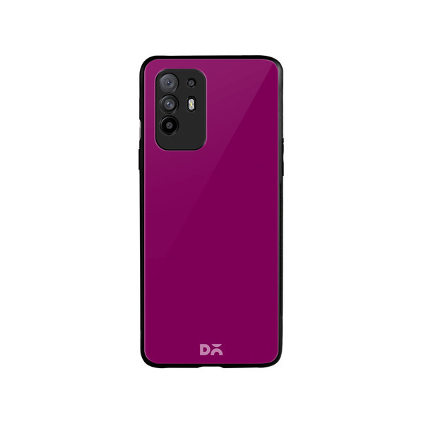 

DailyObjects Magenta Glass Case Cover For Oppo F19 Pro Plus