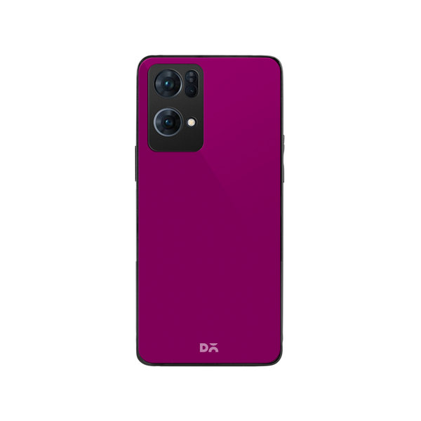 

DailyObjects Magenta Glass Case Cover For Oppo Reno 7 Pro