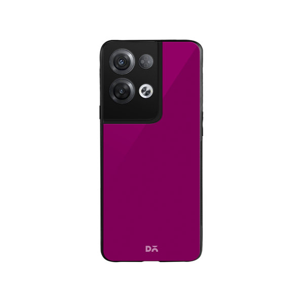 DailyObjects Magenta Glass Case Cover For Oppo Reno 8