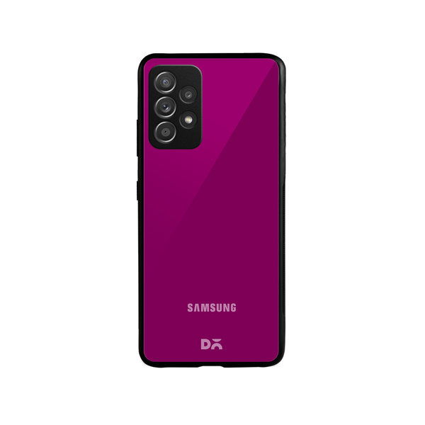 DailyObjects Magenta Glass Case Cover For Samsung Galaxy A52