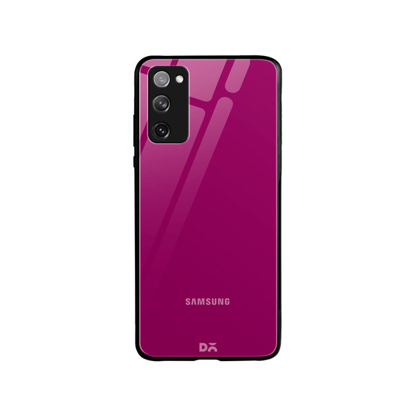

DailyObjects Magenta Glass Case Cover For Samsung Galaxy S20 FE