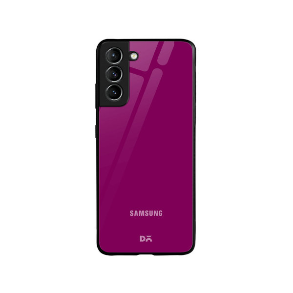 

DailyObjects Magenta Glass Case Cover For Samsung Galaxy S21 FE