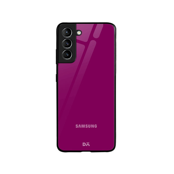 

DailyObjects Magenta Glass Case Cover For Samsung Galaxy S21