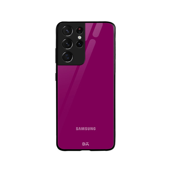 

DailyObjects Magenta Glass Case Cover For Samsung Galaxy S21 Ultra