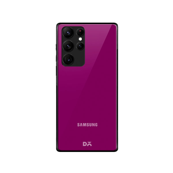 

DailyObjects Magenta Glass Case Cover For Samsung Galaxy S22 Ultra