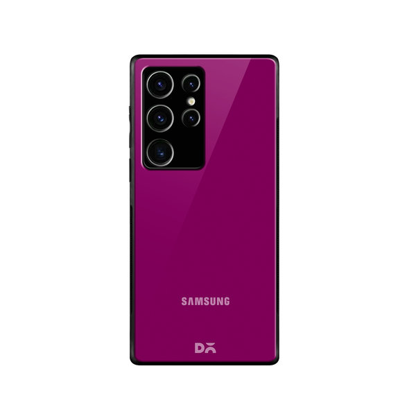 

DailyObjects Magenta Glass Case Cover For Samsung Galaxy S23 Ultra