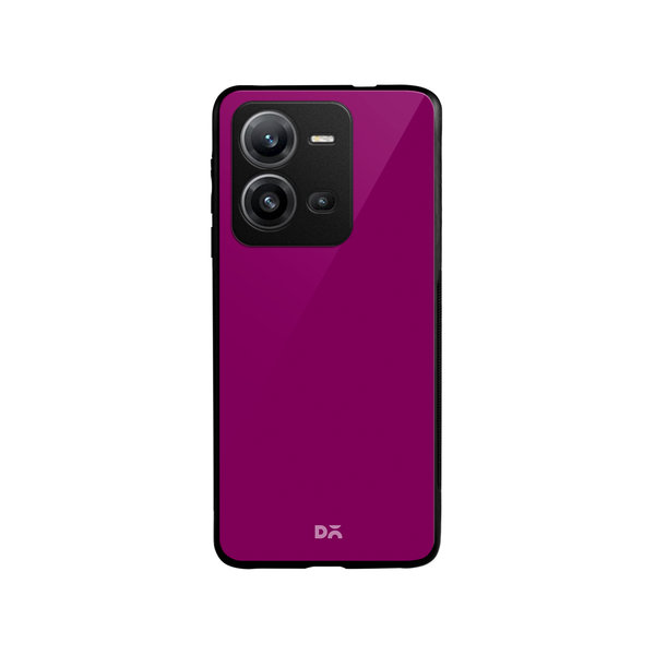 

DailyObjects Magenta Glass Case Cover For Vivo V25