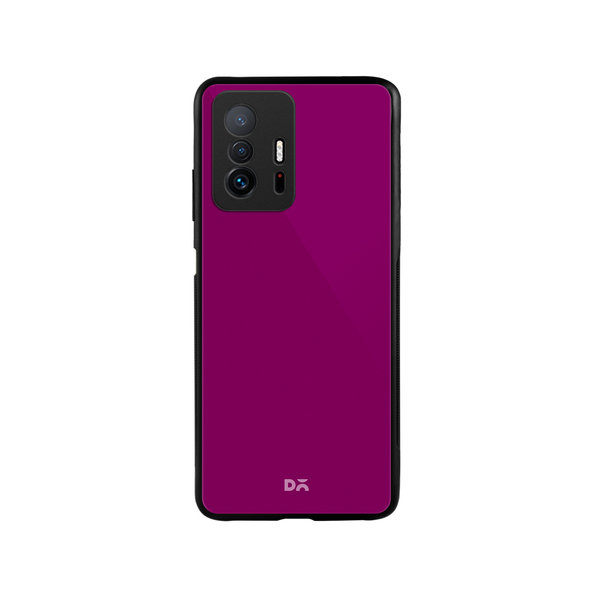 

DailyObjects Magenta Glass Case Cover For Xiaomi 11T