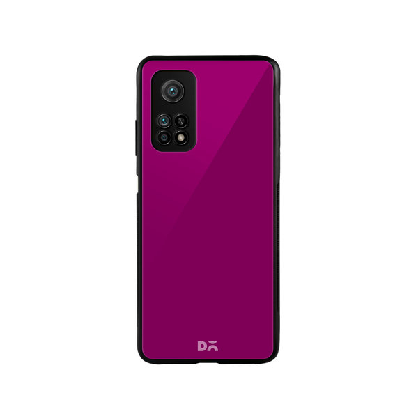 

DailyObjects Magenta Glass Case Cover For Xiaomi Mi 10T