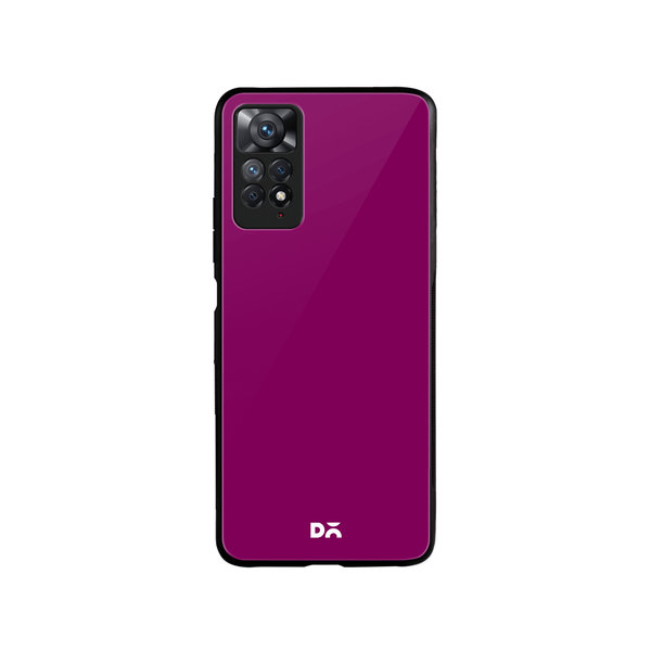 

DailyObjects Magenta Glass Case Cover For Xiaomi Redmi Note 11 Pro