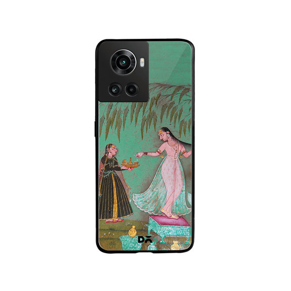 

DailyObjects Maids with Offerings Glass Case Cover For OnePlus 10R