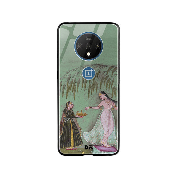 

DailyObjects Maids with Offerings Glass Case Cover For OnePlus 7T