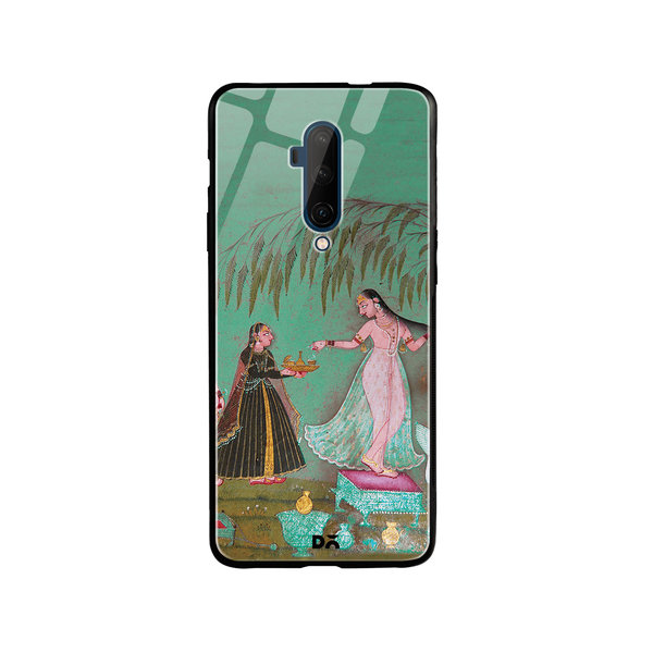 

DailyObjects Maids with Offerings Glass Case Cover For OnePlus 7T Pro
