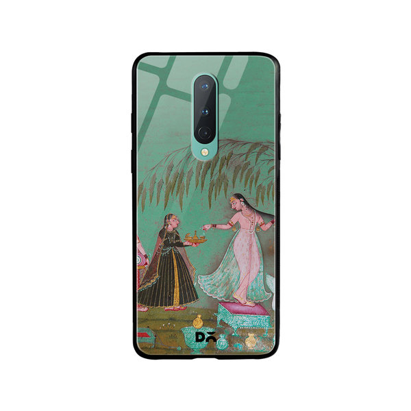 

DailyObjects Maids with Offerings Glass Case Cover For OnePlus 8