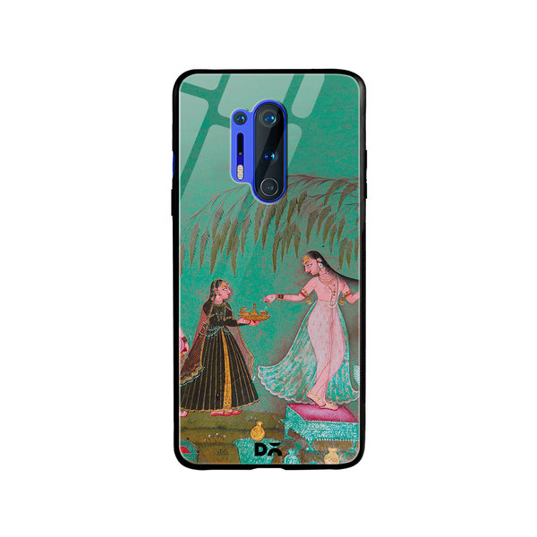 

DailyObjects Maids with Offerings Glass Case Cover For OnePlus 8 Pro