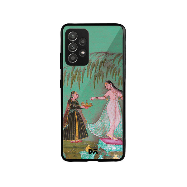 

DailyObjects Maids with Offerings Glass Case Cover For Samsung Galaxy A52