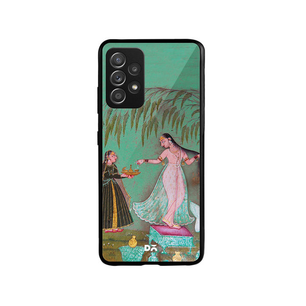 

DailyObjects Maids with Offerings Glass Case Cover For Samsung Galaxy A73