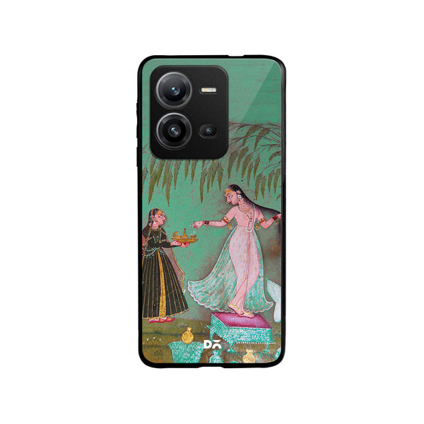 

DailyObjects Maids with Offerings Glass Case Cover For Vivo V25