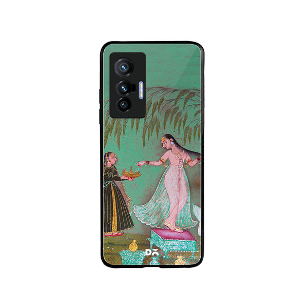 

DailyObjects Maids with Offerings Glass Case Cover For Vivo X70