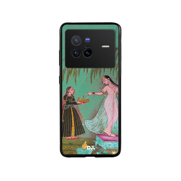 

DailyObjects Maids with Offerings Glass Case Cover For Vivo X80