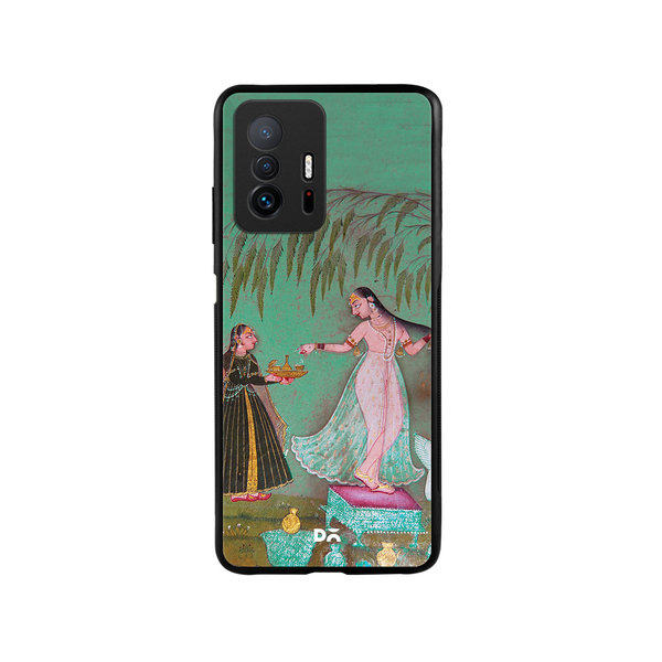 

DailyObjects Maids with Offerings Glass Case Cover For Xiaomi 11T