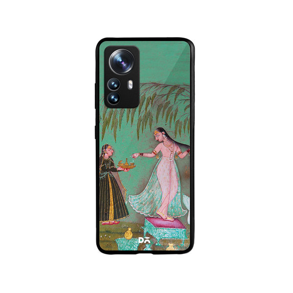 

DailyObjects Maids with Offerings Glass Case Cover For Xiaomi 12 Pro