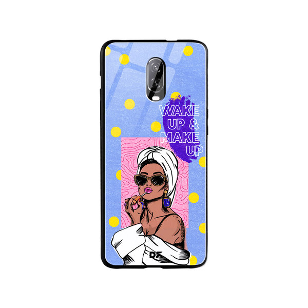 DailyObjects MakeUp Ritual Glass Case Cover For OnePlus 7