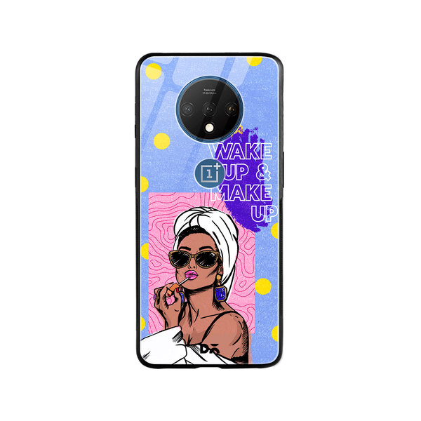 

DailyObjects MakeUp Ritual Glass Case Cover For OnePlus 7T