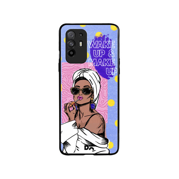 

DailyObjects MakeUp Ritual Glass Case Cover For Oppo F19 Pro Plus