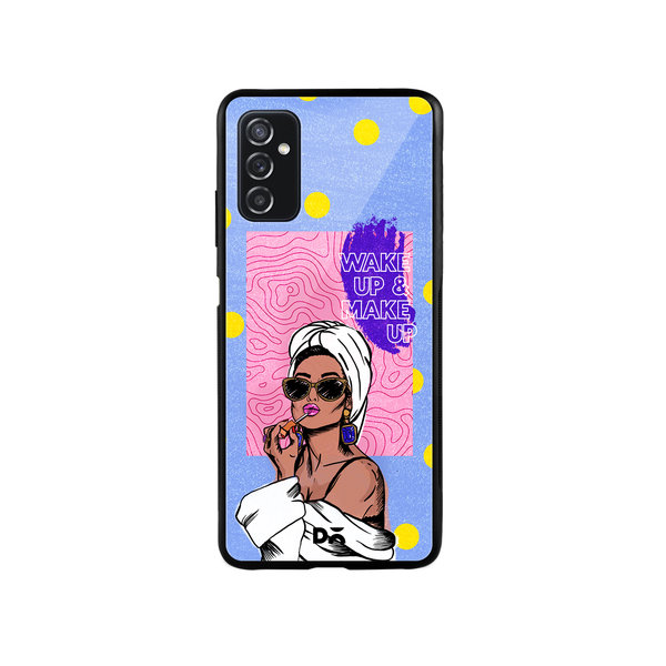 

DailyObjects MakeUp Ritual Glass Case Cover For Samsung Galaxy M52
