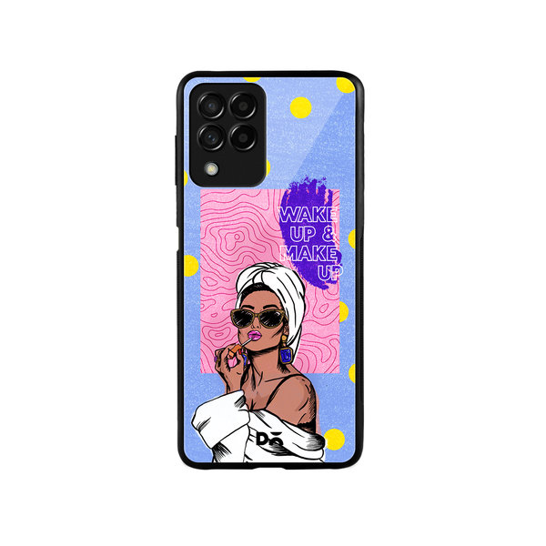 

DailyObjects MakeUp Ritual Glass Case Cover For Samsung Galaxy M53
