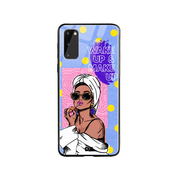 

DailyObjects MakeUp Ritual Glass Case Cover For Samsung Galaxy S20